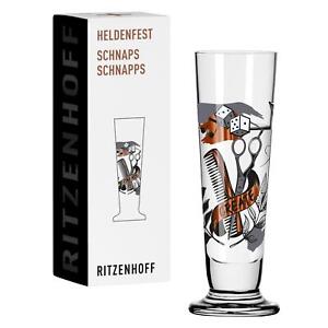 Ritzenhoff Schnapsglas, Pinnchen Heldenfest 09 Barber by Werner Bohr Herbst 2022