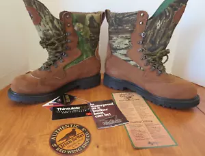 RED WING Irish Setter Waterproof Goretex Thinsulate Camo Hunting 8 1/2 Boot #827 - Picture 1 of 23