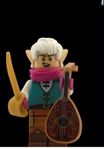 LEGO Dungeons & Dragons Minifigur 71047 ELF BARD mit Laute neu geöffnet zur Überprüfung - Bild 1 von 3