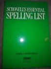 Schonell's Essential Spelling List,Fred J. Schonell