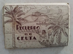 cs646 libretto di 10 cartoline cpa di ceuta spagna espana spain - Picture 1 of 6