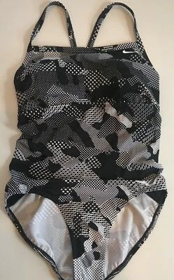 NIKE Competition Racing Training Swim Bathing Suit Racer back NESSA410-100 L - Image 1 of 4