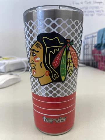 NEW DMG NHL Chicago Blackhawks 20oz Stainless Steel Tervis Tumbler Cover