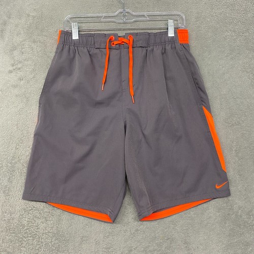 Nike Swim Trunks Uomo Grigio Medio Contend 2.0 Pantaloncini 9 Pollici Volley Maglia Slip
