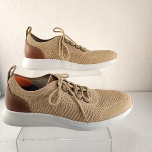 Scarpe leggere Johnston & Murphy uomo 8,5 M Amherst gola a U pizzo suola EVA marrone - Foto 1 di 10