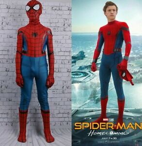 Spider-Man Homecoming Child's Cosplay Jumpsuit Spandex Suit Marvel 