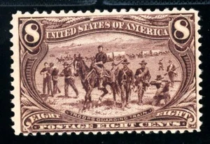 USAstamps Unused FVF US 1898 Trans-Mississippi Troops Scott 289 OG MNH - Picture 1 of 2