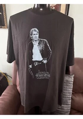Camiseta negra gráfica Han Solo de Star Wars El Despertar de la Fuerza 3XL, NUEVA SIN ETIQUETAS Foto 1 de 4