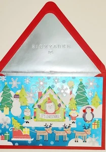 Klassische Weihnachtskarte "Peanuts" Weihnachtsszene - Bild 1 von 4