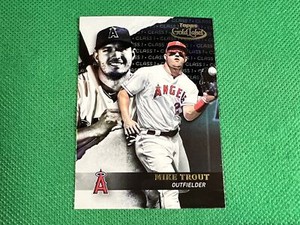 2020 Topps Gold Label Class 1 Black #1 Mike Trout Los Angeles Angels