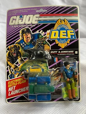 GI Joe 1991 Hasbro Inc "MUTT & JUNKYARD" D.E.F.  Figuras de acción en blister pack Foto 1 de 4