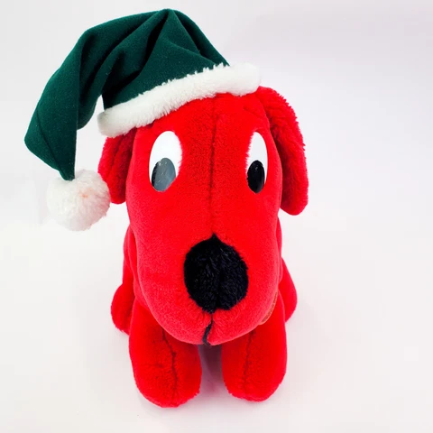 Vintage Dakin Clifford Big Red Dog Christmas Plush 11" Stuffed Animal 1963,1992 Cover