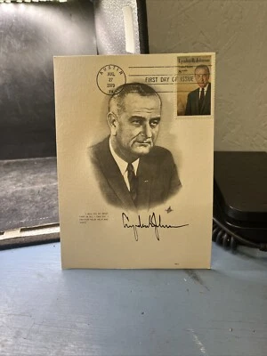Official First Day Lyndon Baines Johnson Postage Austin, TX August 27, 1973. AD - Image 1 of 4