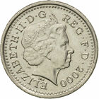 [#526858] Moneda, Gran Bretaña, Elizabeth II, 5 Pence, 2000, MBC+, Cobre - níque