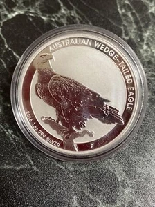 2016 Australia "Wedge-Tailed Eagle" 1 oz .999 Silver Coin in capsule - Picture 1 of 2