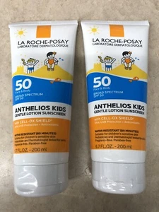 (2) La Roche Posay Anthelios Kids Gentle Lotion Sunscreen SPF 50 6.7oz 2024 - Picture 1 of 6