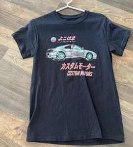 Tillys Full Tilt Damen Yokohama Custom Motors T-Shirt Top schwarz/neon Gr. XS - Bild 1 von 11