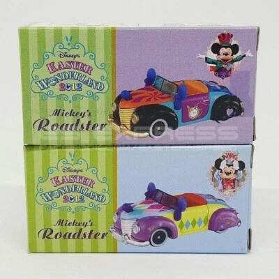 TOMY TOMICA EASTER WONDERLAND 2012 MICKEY'S ROADSTER SET DI 2 TOKYO DISNEYLAND - Immagine 1 di 4