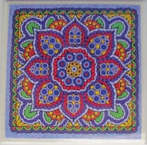 Juego de 1 - Posavasos de Azulejos Cerámicos - Azulejo Mexicano (Compra 3 Juegos Obtén 1 Juego Gratis) 1 C - Imagen 1 de 6
