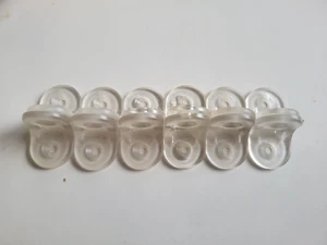 Clear Corner Brace Plastic Right Angle Bracket - Picture 1 of 6