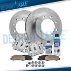 Front Disc Rotors Brake Calipers Brake Pads for Ford F-250 F-350 Super Duty 4WD