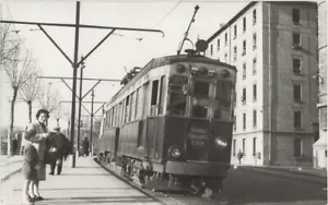 CPA -69 - LYON - TRAMWAY - Train Bleu - Lyon-Fontaines-Neuville. Arret à Lyon. - Imagen 1 de 1