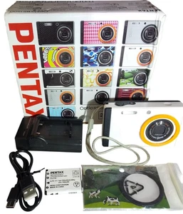[MINT] PENTAX Optio RS1500WH Pearl white 14.0 megapixels 27.5mm 4x optical #CMR1 - Picture 1 of 12