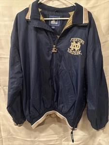 Cortavientos Notre Dame Vintage Azul 1/4 Cremallera Starter Talla L - Imagen 1 de 10