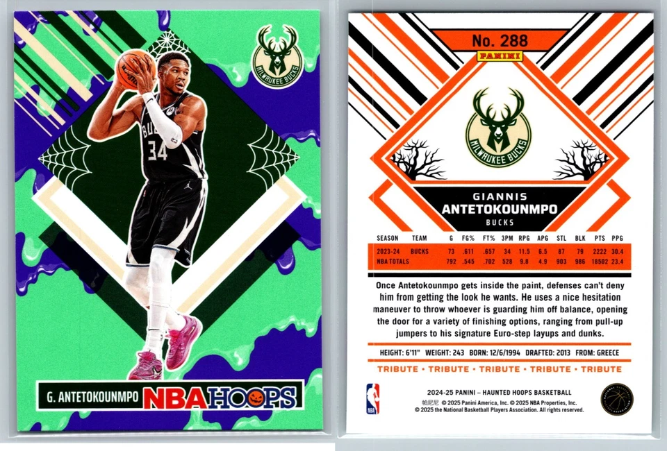 2024-25 Panini NBA Haunted Hoops Basketball SLIME Parallels #1-300 You Pick! - Image 1 of 1