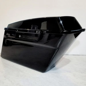 1994-2013 Harley-Davidson OEM Touring Right Saddlebag & Lid Vivid Black - Picture 1 of 15
