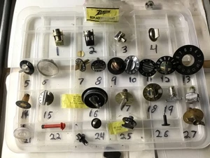 Vintage Zenith Fernseher UHF VHF Kanalauswahl TV-Regler Wählen Sie Ihre Wahl - Bild 1 von 12