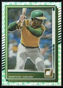 2025 Donruss FOIL Statua della Libertà Emoji Bert Campaneris #42 A's - Foto 1 di 2