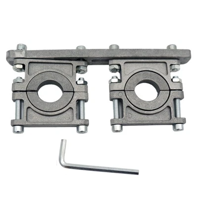 ► Supporto multifeed universale HQ LNB ALLUMINIO, 2 scomparti, 23/40 mm alluminio supporto stelo - Immagine 1 di 4