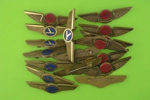 20 Vintage Eastern & Continental Airlines Junior Pilot Wings Pins - Dealer Lot - Picture 1 of 1