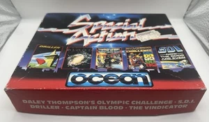 Commodore C64/128 Ocean Special Action Boxset mit 5 Spielen (2 Kassetten) - Bild 1 von 7