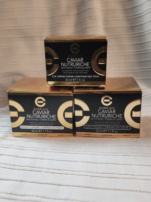 Crema de 3 piezas Elizabeth Grant Caviar Nutriche Noche/Día y Ojos... Maquillaje de belleza Foto 1 de 4