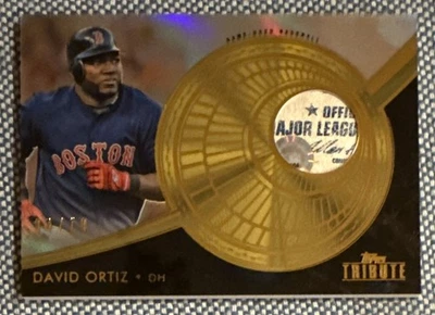 David ORTIZ🔥2014 Topps Tribute Milestones Baseball Relic #TMR-DO 4/10 HOFer💥 - Image 1 of 2