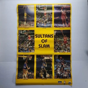 Vintage 1986 NBA SULTANS OF SLAM Poster von Starline 21"x32" Michael Jordan etc. - Bild 1 von 5