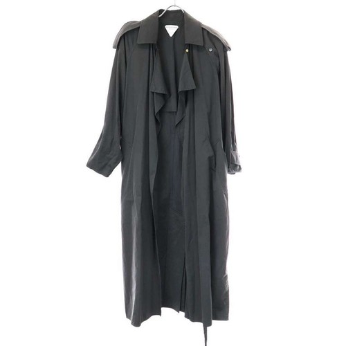 BOTTEGA VENETA 20SS TRENCH COAT COTONE OVERSIZE 622932 VA5Y0 NAVY Usato0