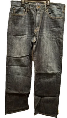 VINTAGE GAP Jeans 36x32 Mens Blue Denim Boot Cut Fit Relaxed Medium Wash 90s - Image 1 of 3