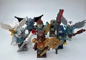LEGO Legends Of Chima Minifigure LOT #2 of 8 with Weapons Assorted Tribes - Picture 1 of 9