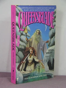 1st, signed by 2, Heirs to Byzantium 3: Queensblade by Susan Shwartz (1988) - Picture 1 of 3