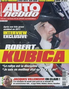 HEBDO AUTO Nr. 1903 vom 2. April 2013 ROBERT KUBIKA BMW Z4 GT3 - Bild 1 von 1