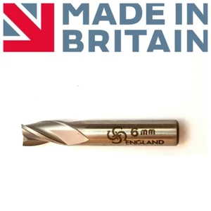 CLARKSON FC3 ENGLAND Schaftfräser 6 mm Schaftdurchmesser 6 mm Mantel 3-flötig Nr106 - Bild 1 von 7