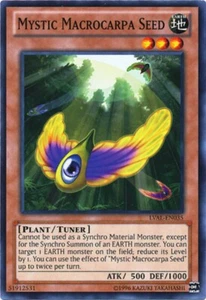 Mystic Macrocarpa Seed LVAL-EN035 Common Yu-Gi-Oh Card (U) New - Picture 1 of 3
