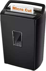Paper Shredder, 10-Sheet Home Office Shredders, Micro Cut Home Use Paper Shredde - Picture 1 of 8