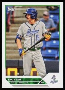 2023 Topps Pro Debut ZAC VEEN #PD-140  Baseball  HARTFORD YARD GOATS