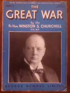 WW1 First World War THE GREAT WAR 26 vols by Winston Churchill, G. Newnes 1933/4 - Picture 1 of 5