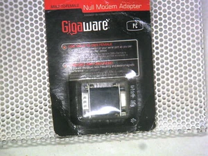 Gigaware DB9 Male to DB9 Female Null Modem Adapter Shielded Grounded - Picture 1 of 2