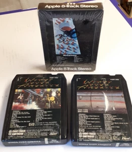 Lot of 3 8-track tapes_Wings Over America_Part 1 & 2 + NEW Paul_'McCartney'_ - Picture 1 of 10